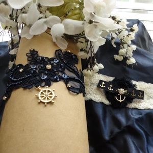 Navy Wedding Garter,Lace wedding Garter